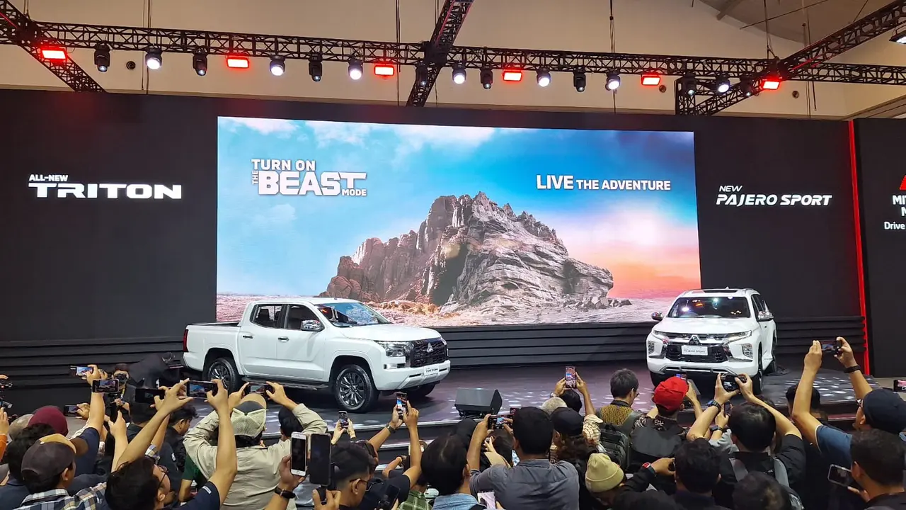 Mejeng di GIIAS 2024, Mitsubishi Hadirkan All New Triton dan New Pajero Sport
